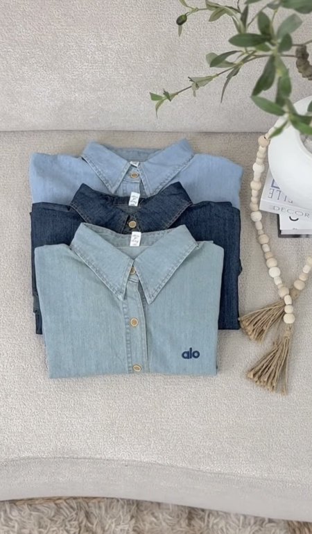 قميص جينز alo