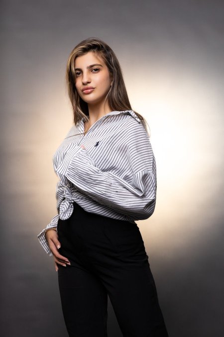 قميص POLO مخطط