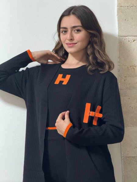 بدلة هيرمز صوف ثلاث قطع